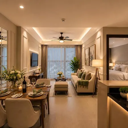Luxury Apartment - Rooftop Swimming Pool - Beach Front - Hinata Apartment-3